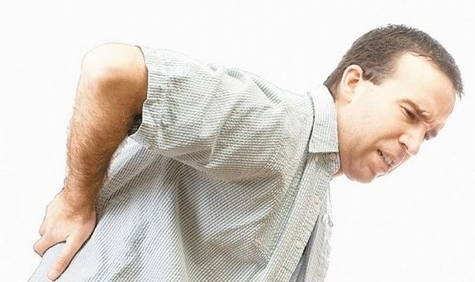 Nugaros skausmas osteochondrozėje iš juosmens stuburo